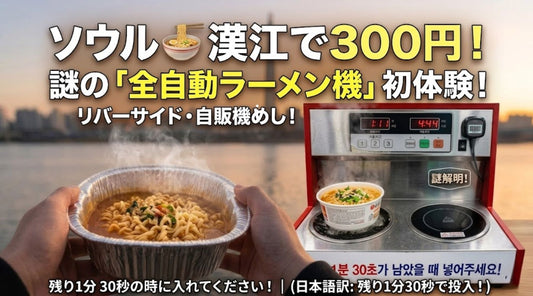 漢江ラーメン完全ガイド｜¥400で絶景ごはん【2026年】
