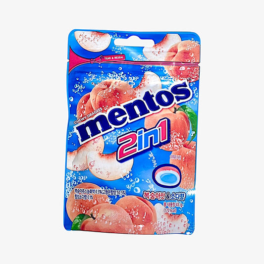 韓国メントス 通販 メントス ピーチソーダ 45g