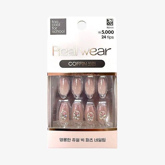 韓国ネイルチップ Gleam Muse リアルウェア ネイルチップ