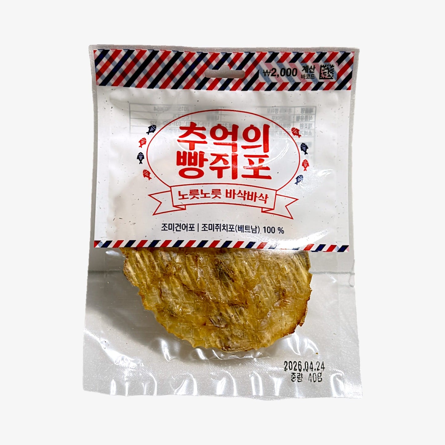 CHUNGHYE チョンヘ 思い出のパンジュポ 40g – 韓国おつまみ | ジュポ 通販 干し魚 スナック 韓国珍味