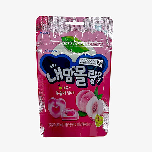 ピーチゼリー 韓国 私の気持ち、もらん？ 桃 50g