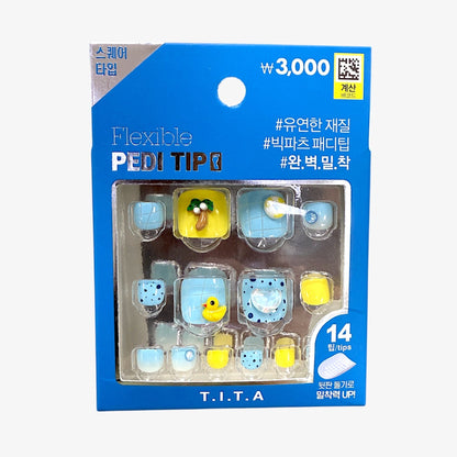 ペディチップ フットネイルチップ