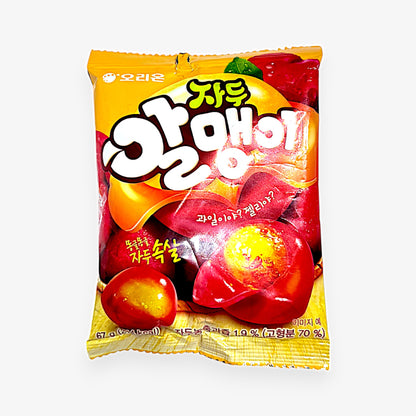 プラム味お菓子 通販 オリオン プラムグミ 韓国 67g