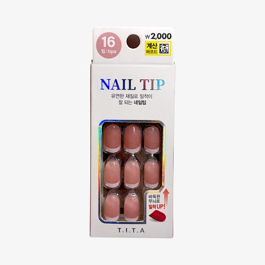 密着ネイルチップ グラデーションネイルチップ 16個入