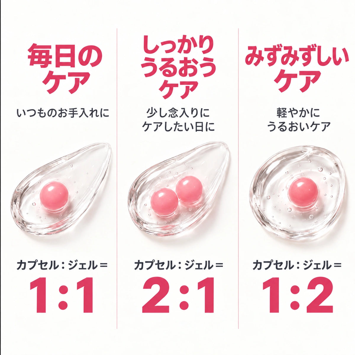 スパチュラでPDRNカプセルとジェルを混ぜる使い方 韓国コスメのカプセルクリーム